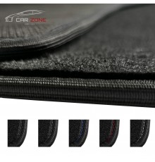 LUX velour car mats Fits for: Nissan Primastar II 2016- 5-seat with AirCond