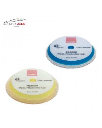 RUPES Wolle Polierpads Coarse & Fine (150 mm)