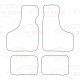 Tappetini in velluto LUX Adatto per: Alfa Romeo 145 09/1994-06/2001