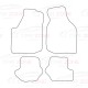 Tappetini in velluto LUX Adatto per: Alfa Romeo 145 09/1994-06/2001