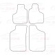 Tappetini in velluto LUX Adatto per: Alfa Romeo 145 09/1994-06/2001