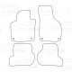 Tappetini in velluto LUX Adatto per: Alfa Romeo 145 09/1994-06/2001