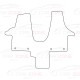 Tapis de sol en velours LUX Convient pour : Alfa Romeo 145 09/1994-06/2001