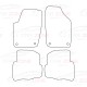 Tappetini in velluto LUX Adatto per: Alfa Romeo 145 09/1994-06/2001