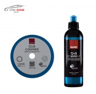 RUPES DA COARSE Compuesto de pulido de corte grueso de alto rendimiento (250 ml) + almohadilla de corte grueso (130/150 mm)