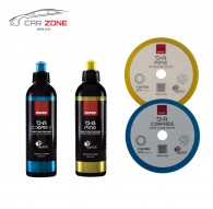 RUPES DA COARSE Gruboziarnista + DA Drobnoziarnista pasta polerska (2x 250 ml) + 2x RUPES DA Pady polerskie