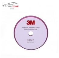 3M 34127 Perfect-it Boina blanca de pulido de espuma rotorbital, Suave, morado (150 mm/6") - 1 pieza