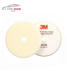 3M 34126 Perfect-It Boina blanca de pulido de espuma rotorbital (150 mm/6") - 2 piezas