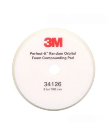 3M 34126 Perfect-it Random Orbital Foam Compounding Pad (150 mm/6") - 1 piece