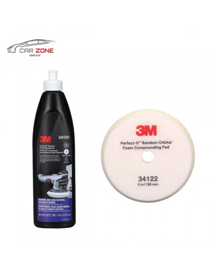 3M Perfect-It 34130E Compuesto para pulidora orbital aleatoria (473 ml) Paso 1