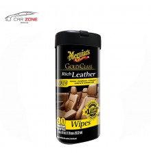 Meguiar`s Gold Class Rich Leather Wipes Ściereczki do pielęgnacji skóry samochodowej (30 ściereczek)