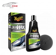 Meguiars 3 in 1 Wax Wosk samochodowy 3 w 1 - czyści, nabłyszcza i zabezpiecza lakier (473 ml) + aplikator