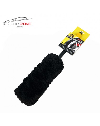 Meguiar`s Supreme Wheel Brush LARGE - Szczotka do czyszczenia felg samochodowych (47 x 10 cm)