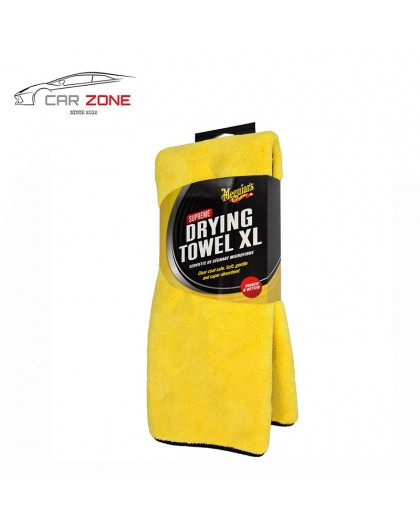 Meguiar`s Supreme Drying Towel XL - Ręcznik z mikrofibry do osuszania samochodu (55 cm x 85 cm) Ultra chłonny