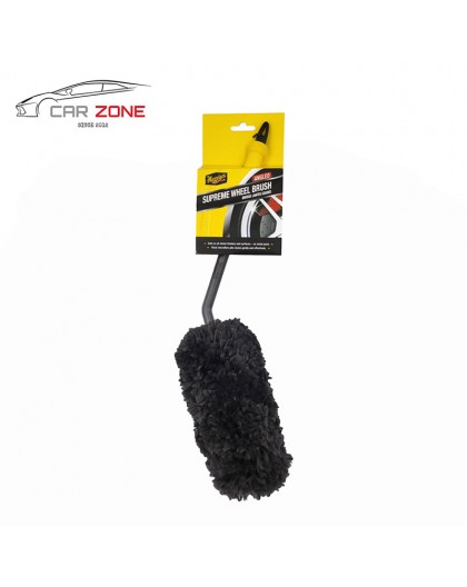 Meguiar`s Supreme Angled Wheel Brush - Zakrzywiona Szczotka do czyszczenia felg samochodowych (37 cm)