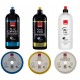 RUPES DA Coarse + DA Fine Polishing compounds + UNO Protect (3x 1 L) + 3x RUPES DA Polshing pads (130/150 mm)