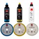 RUPES DA Coarse + DA Fine Polishing compounds + UNO Protect (3x 250 ml) + 3x RUPES DA Polshing pads (130/150 mm)