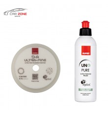 RUPES UNO PURE Finishing Hochglanz-Polierpaste (250 ml) + RUPES Ultrafine Polierpad (130/150 mm)