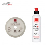 RUPES Uno Protect 3 in 1 Pasta polerska do jednoetapowej korekty lakieru (250 ml) + Pad polerski Rupes (130/150 mm)