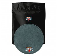 M&M Strike 2-layer Premium Bowling Shammy Pad. En cuir naturel pour essuyer l'huile des boules de bowling (18 cm) Gris