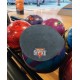 3x M&M Strike 2-layer Premium Bowling Shammy Pad. Pelle naturale! Per pulire l'olio dalle palle da bowling (18 cm) Grigio