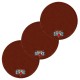 3x M&M Strike 2-layer Premium Bowling Shammy Pad. Natural leather! For wiping oil from bowling balls (18 cm) Brown