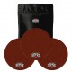 3x M&M Strike 2-layer Premium Bowling Shammy Pad. Natural leather! For wiping oil from bowling balls (18 cm) Brown