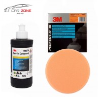 3M 09375 Fine Compound Polierpaste (250 ml) + 1 Polierpad 3M 09378 (150 mm)