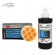 3M 09374 Fast Cut Compound Pasta de pulir (250 ml) + 1 almohadilla de pulir 3M 50472 (75 mm)