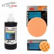 3M Ultrafina SE + Fast Cut Plus (2x 250 gr) + 2x 3M Boinas de abrillantado (150 mm)