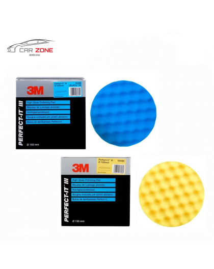 3M Polishing blue + yellow pad 150 mm (50388/50488)