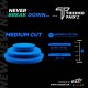 ZviZZer 1x THERMO PAD Blue Medium Cut (80/90 mm) Pad polerski średnio-tnący One-Step D-A