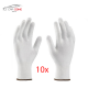 1x Paar Professionelle Handschuhe für die Vinylfolierung Größe 8/L